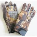 Camo duck warm hunting neoprene gloves for shooting