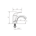 4" single handle lavatory faucet