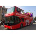 Open top double decker sightseeing bus