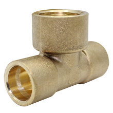 Solder Ring Brass Tee