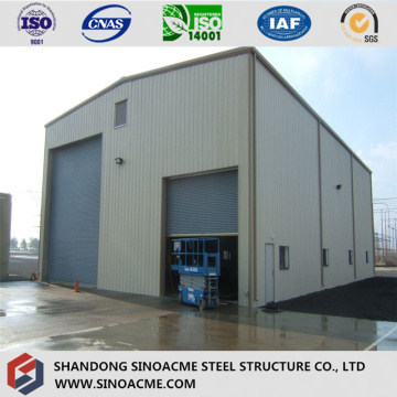 Qualidade Q345b Prefab Steel Structural Warehouse / Garagem / Galpão