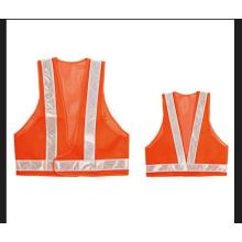 High Visibility Safety Vest Made of Mesh Fabric