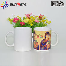 FREESUB Taza blanca impresa transferencia de calor