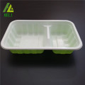 microwable container with two separate compartments