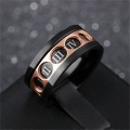 Stainless Steel Roman Numeral Ring