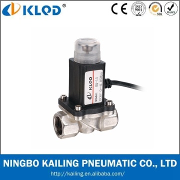 Micro solenoide de corte de gas de bajo precio Vlave DC 12V