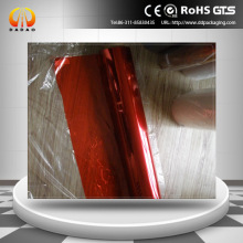 rote PET-Folie Glasdekorationsfolie