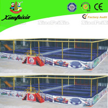 Eight Bed Trampoline with Safety Net