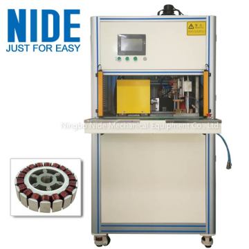 Automatic fan motor armature welding machine