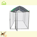 Outdoor large metal movable silver chain link kennel