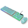 Clavier et souris d&#39;ordinateur de bureau filaire RVB