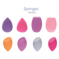 Multi-colors Silicsponge Makeup Concealer Sponge