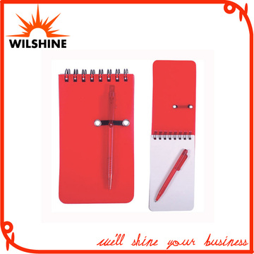 Custmoized Plastic Mini Pocket Soft PP Cover Spiral Notebook (PPN230)