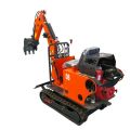 Hydraulic hammer mini excavator rotating grapple