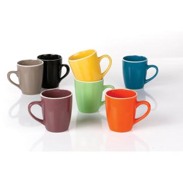 Ceramic color glazed mug 12oz coffee cup