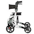 Rollator pliant premium avec siège et grandes roues