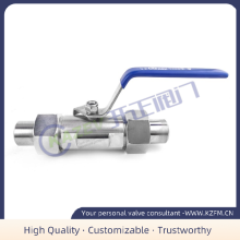 Pipe connection Wide ball valve