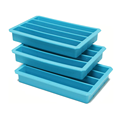 Plateaux longs plateaux de glace en silicone pour bouteilles d&#39;eau