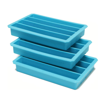 Plateaux longs plateaux de glace en silicone pour bouteilles d&#39;eau