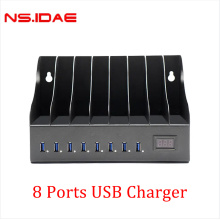 Multiple USB Charger 8-Port Desktop Charging Station