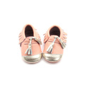 Most Popular High Design Level Leather Pink Moccasins