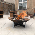 Personalize Firepit de metal portátil redondo