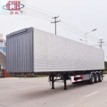 Container Type Cargo Semi Box Trailer