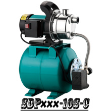 (SDP600-10 S-C) Haushalt, selbstansaugende Jet Garten Druckerhöhungspumpe Wasser mit Tank