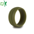 Layer Single Color Silicone Wedding Best Engagement Ring