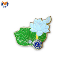 Metal Flower Custom Shape Brooch Lapel Pin