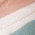 Three-color stitching wool blanket