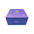 Gold Stamping Logo Purple Chocolate Paper Box