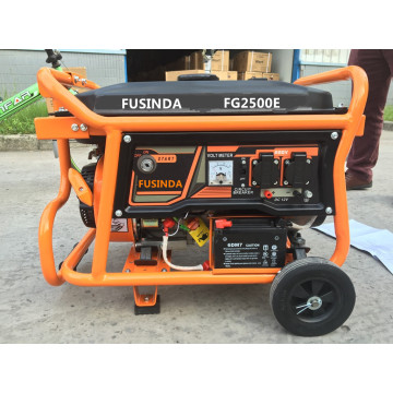 2016 New Type Home Use Small Portable Petrol 2kVA Gasoline Generator with Electric Start and Battery