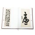 Livre de photo personnalisé Calligraphie chinoise à couverture rigide pour cadeau