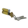 Removable Large Format Interchangeable Brass Lock Cylinder