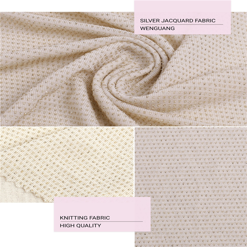 Knitted jacquard Fabric.
