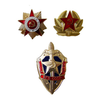 Russian Military Metal Badges Are Unisex Gifts