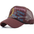 Fashion print custom mesh trucker cap hat for sale