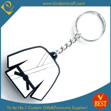 Haute qualité personnalisé T-Shirt Shape Die Casting PVC Key Chain au prix d'usine