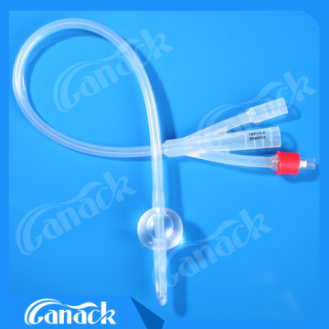 Hospital Disposable Use Silicone Rubber Foley Catheter for Medical Use