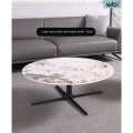 Round Silver Storage Nordic Coffee Table