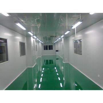 Professional clean room with HVAC