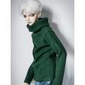 Clothes Green/White High-neck SweaterA197 for MSD/SD/70cm