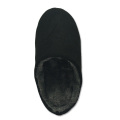 best black soft fluffy indoor slippers