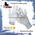 13Г с полиуретановым покрытием ОУР Сенсорный перчатки работы