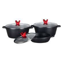 Amazon Vendor Fashion Hard-Anodized Aluminium Nonstick Kochgeschirr Set