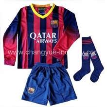 football des enfants nouveau 2014 uniformes Maillot manches longues bébé vente entière