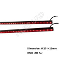 Fachada Iluminación 16 segmentos DMX Pixel Rigid Bar