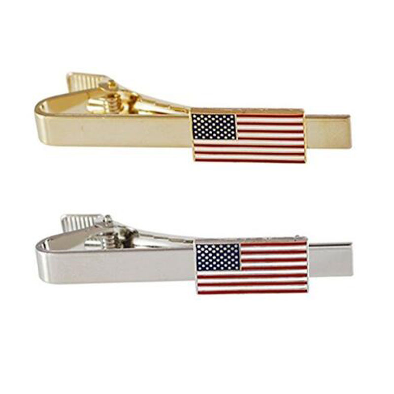 Official American Flag Tie Bars