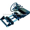 Pneumatic feeder and straightener for press line